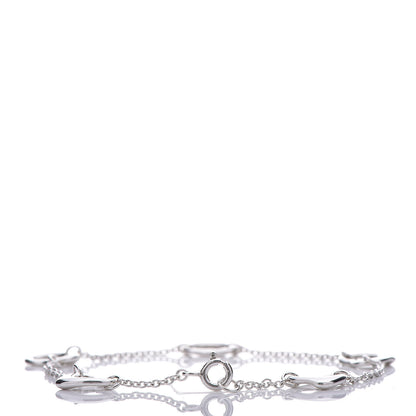 Tiffany Sterling Silver Elsa Peretti Open Heart Bracelet 3 of 7