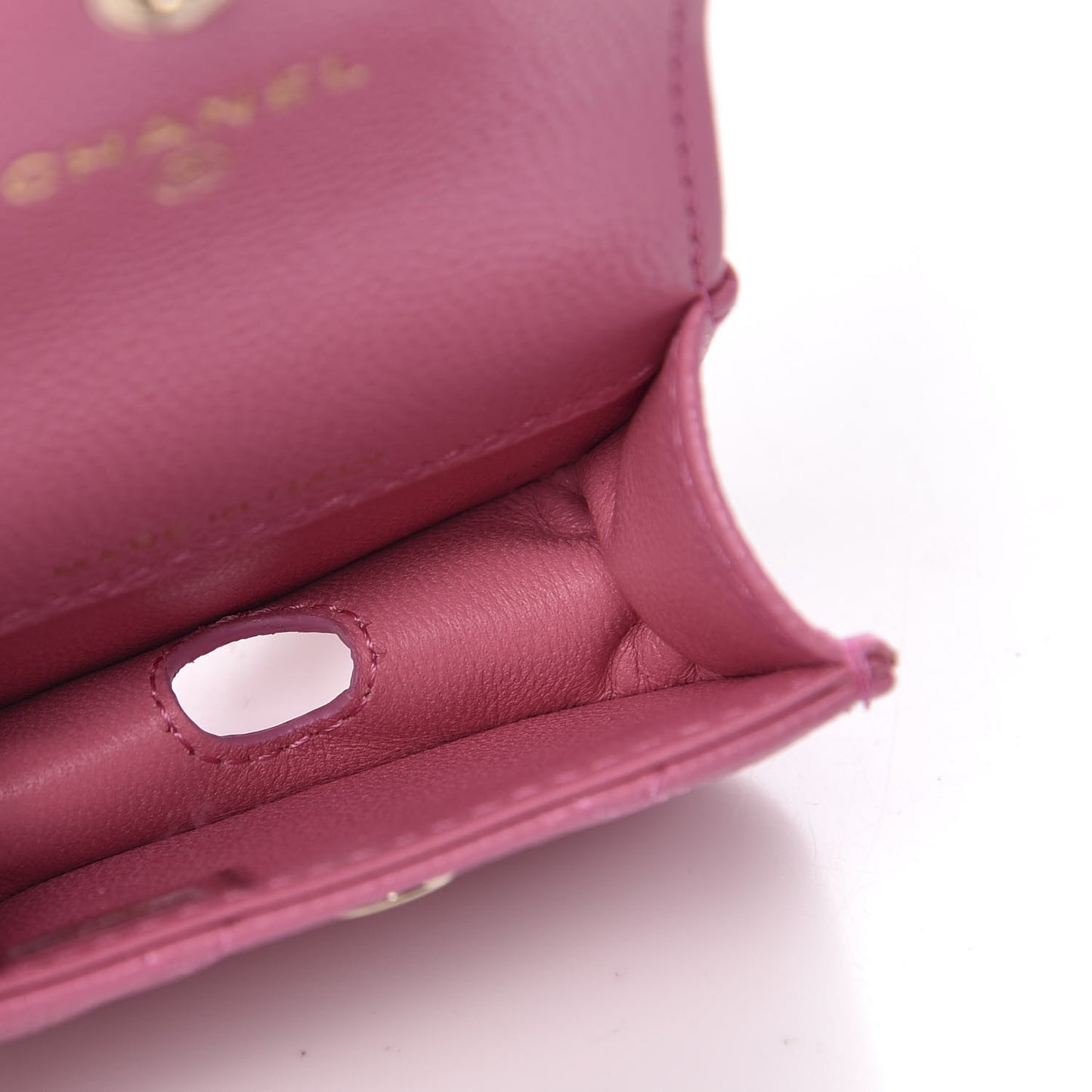 Caviar Quilted Crystal CC Airpods Pro Case Pink