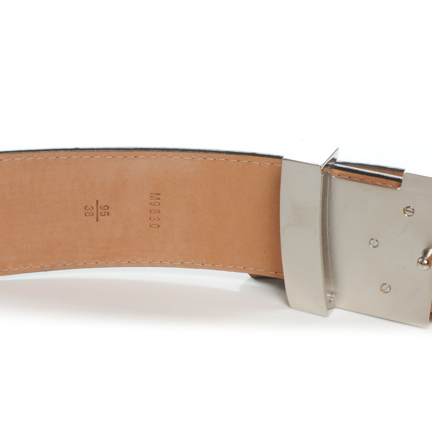 Louis Vuitton Electric Epi LV Initiales Belt 95 38 Black 7 of 7