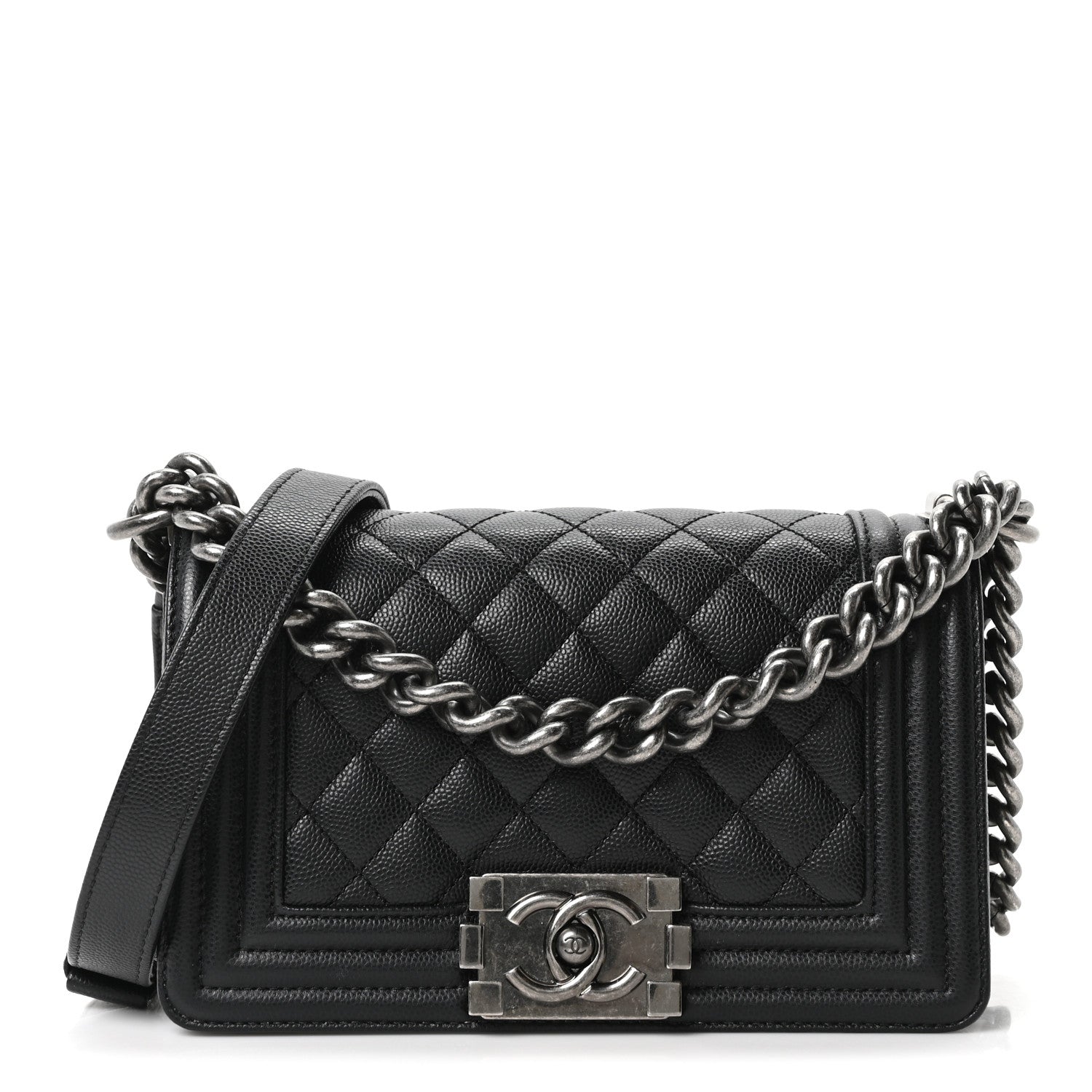 Chanel Caviar Quilted Small Boy Flap Black 1 of 10