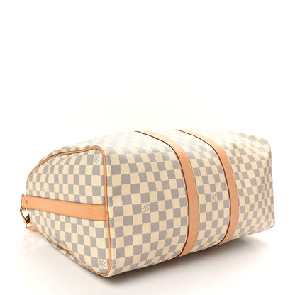 Louis Vuitton Damier Azur Keepall Bandouliere 45 3 of 10