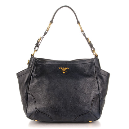 Prada Cervo Deerskin Hobo Baltico 1 of 9