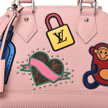 Louis Vuitton Epi Stickers Alma BB Rose Ballerine 9 of 9