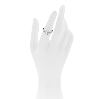 Parker & West by FASHIONPHILE Platinum Diamond .37ct Round Cut Solitaire Half Eternity Engagement Ring  49 5 2 of 9