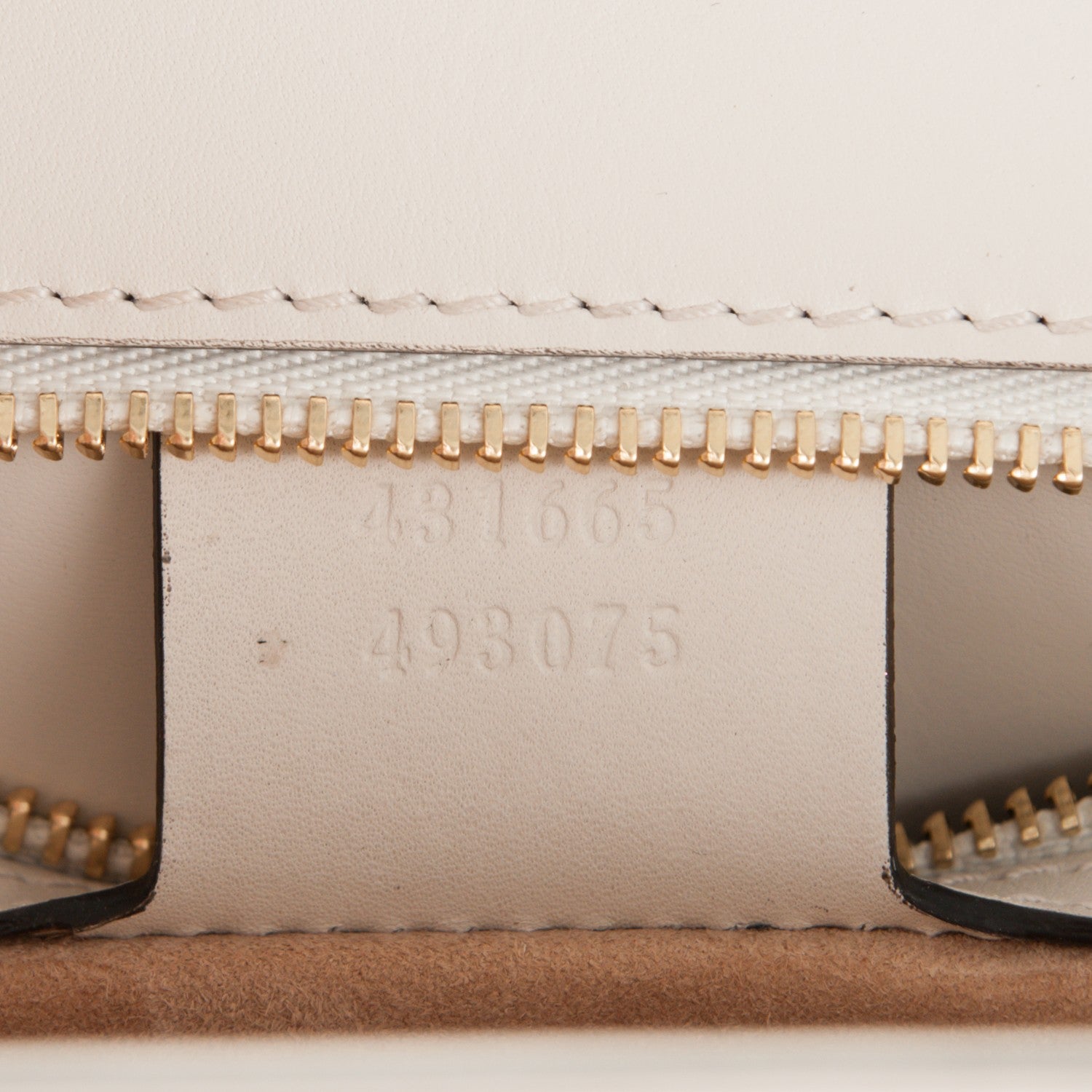 Gucci Calfskin Embroidered Medium Sylvie Top Handle Bag White 8 of 8