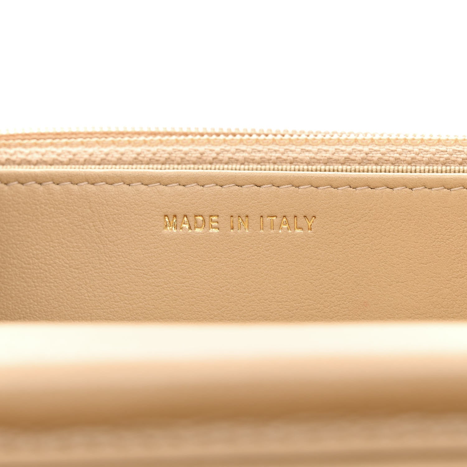 Chanel Caviar Quilted Wallet On Chain WOC Beige 7 of 13