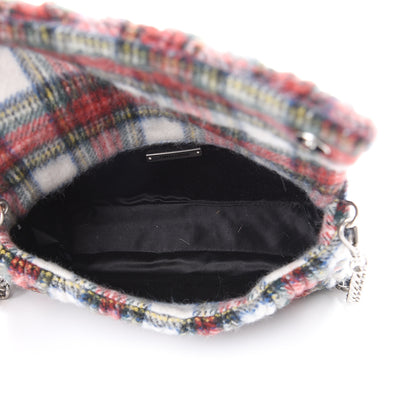 Miu Miu Tartan Matelasse Small Flap Naturale 4 of 9