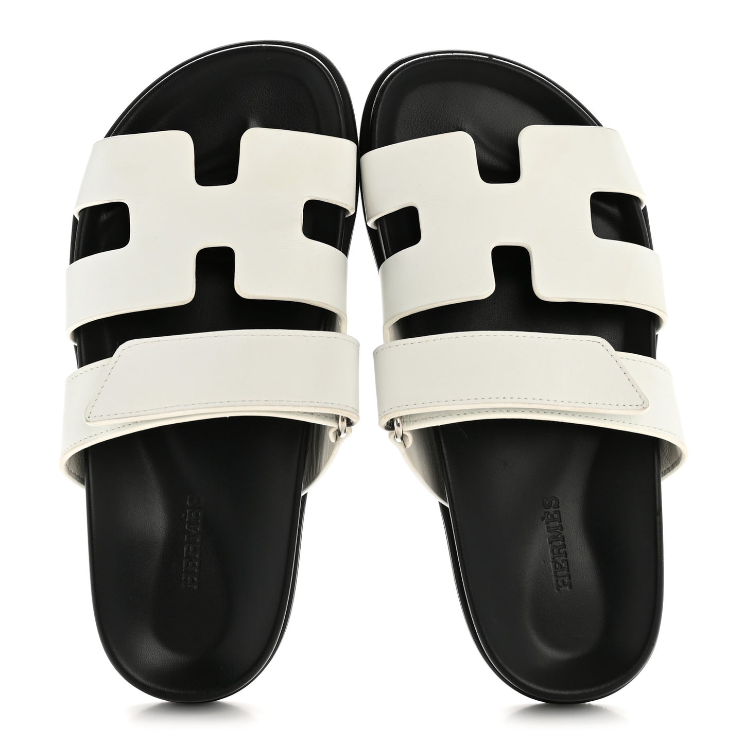 Calfskin Womens Chypre Sandals 37 White