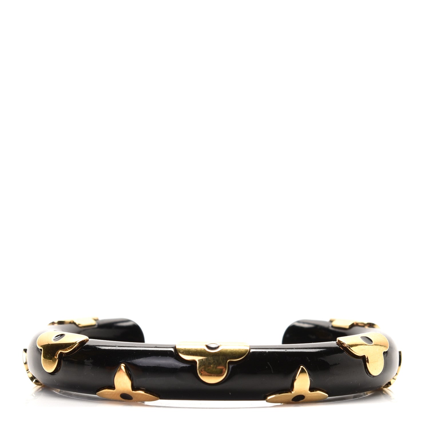 Louis Vuitton Resin Daily Monogram Bracelet M Black 1 of 6