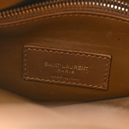 Saint Laurent Suede Large Le 5 A 7 Soft Hobo Golden Leaf 6 of 17