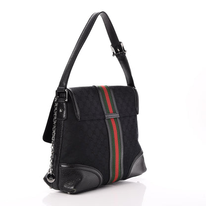 Gucci Monogram Large Treasure Flap Black 3 of 13