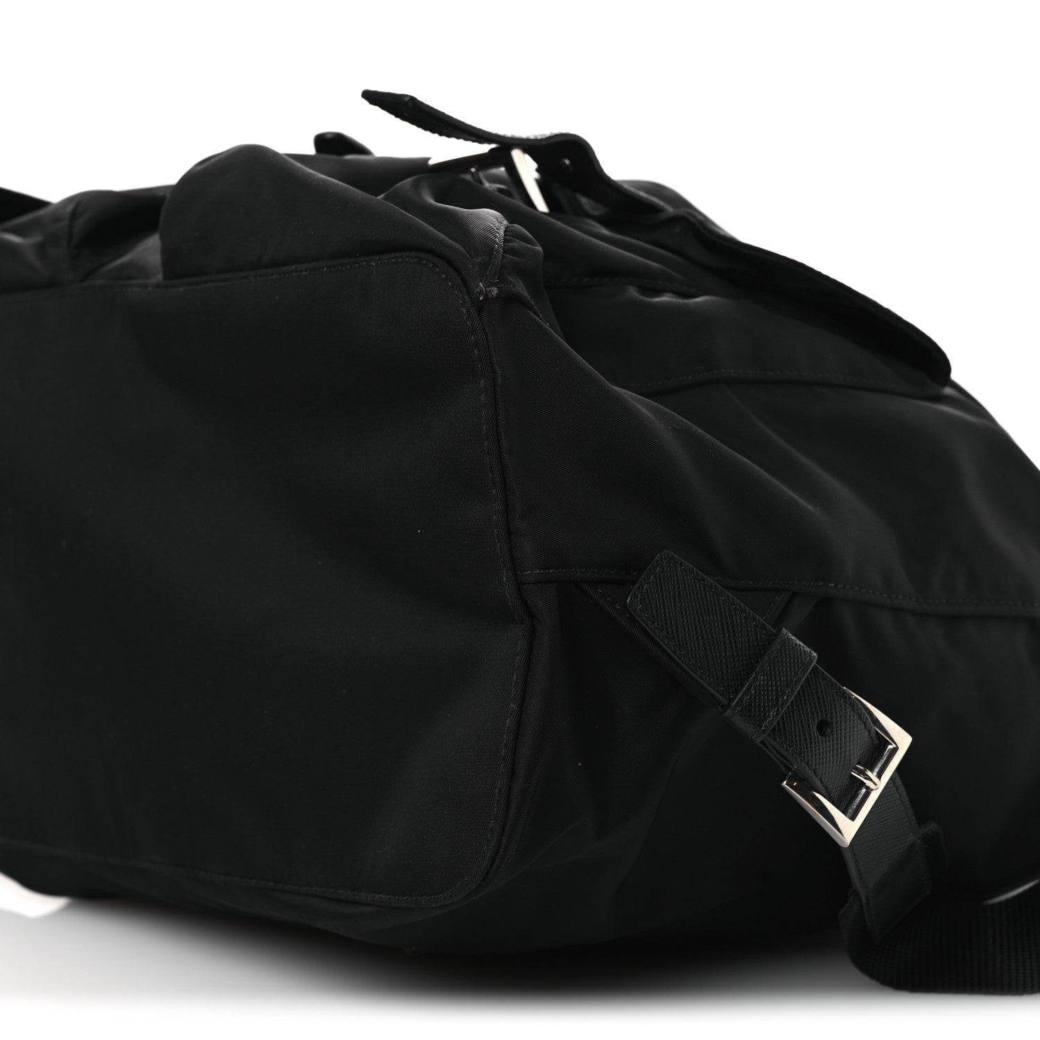 Prada Tessuto Nylon Saffiano Medium Backpack Black 12 of 13