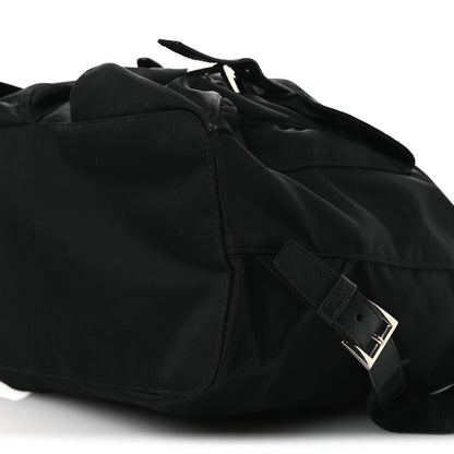 Prada Tessuto Nylon Saffiano Medium Backpack Black 12 of 13