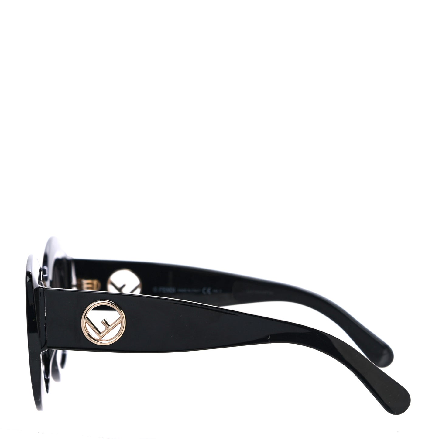 Acetate F is Fendi Oversized Butterfly Sunglasses FF 0306/S Black