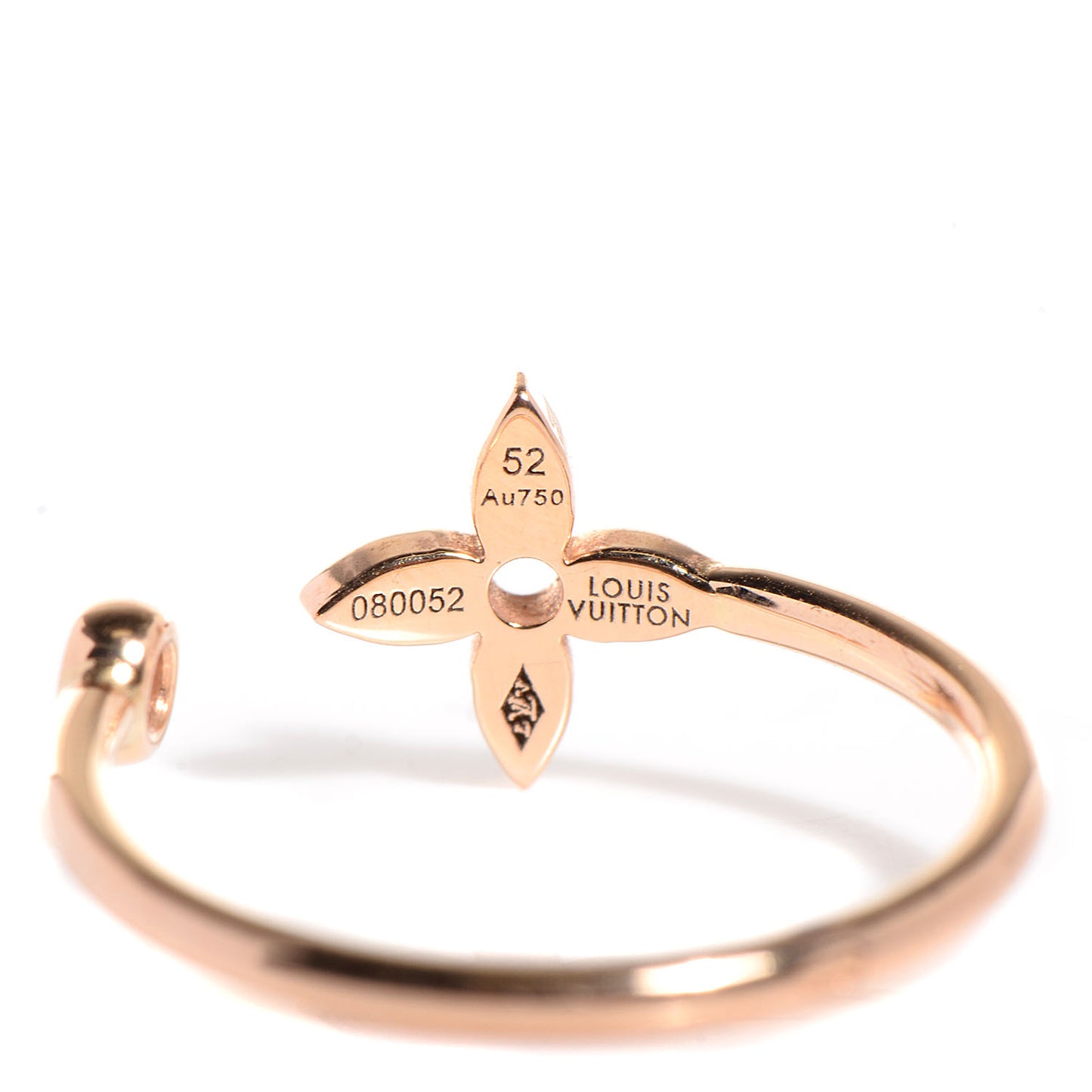 Monogram 3 Golds and Diamonds Idylle Ring Set 52 US 6