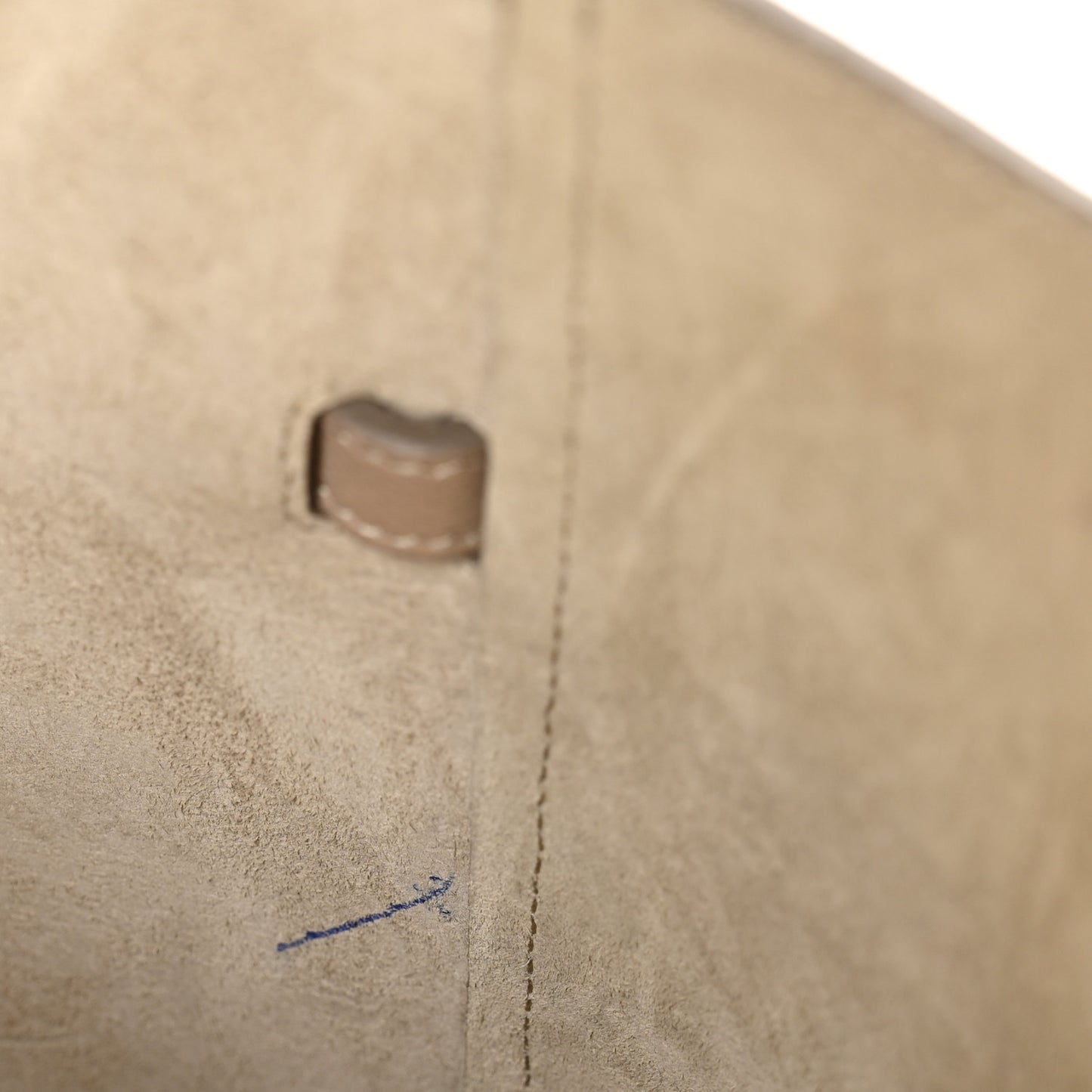 Grained Calfskin Micro Belt Bag Light Taupe