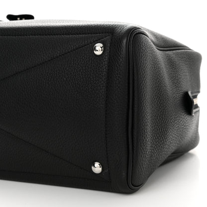 Hermes Taurillon Clemence Victoria II 35 Black 10 of 16