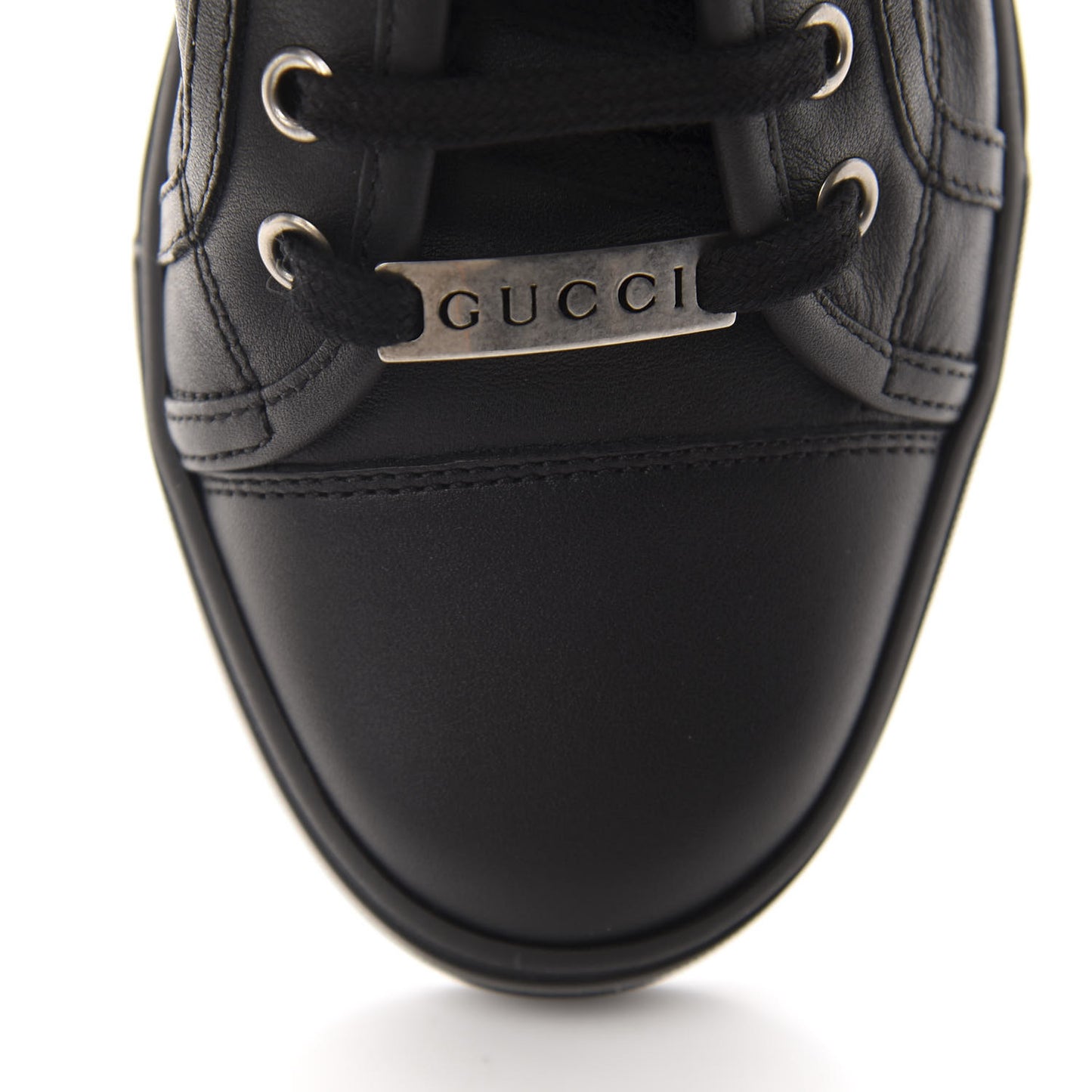 Calfskin Miro Soft Womens Lace Up Sneakers 37 Black