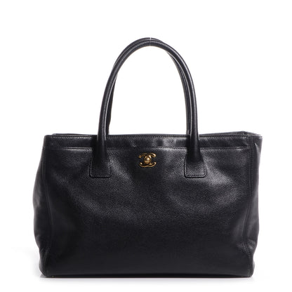 Chanel Calfskin Cerf Shopper Tote Black 1 of 7