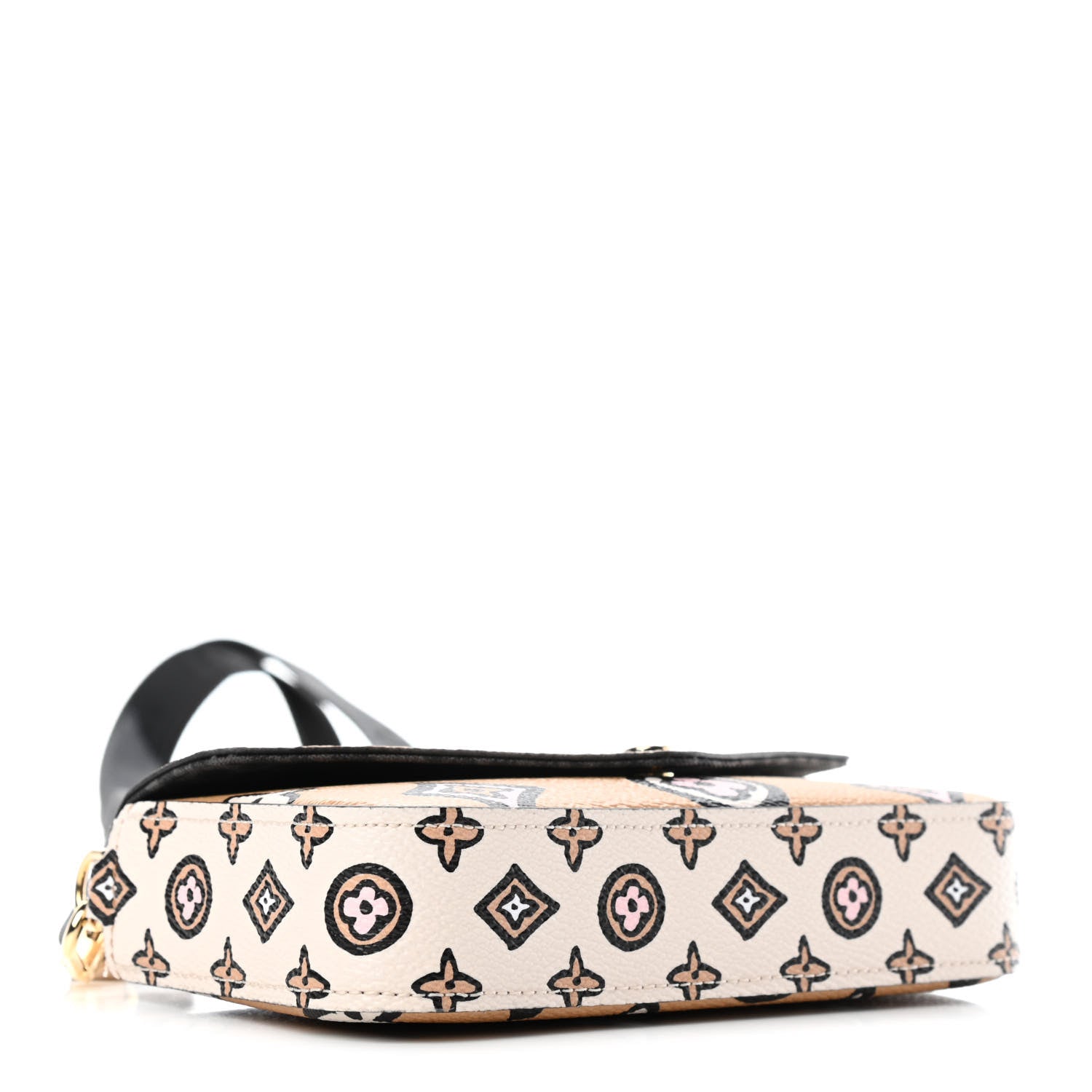 Louis Vuitton Monogram Wild At Heart Felicie Strap & Go Arizona Creme 3 of 4