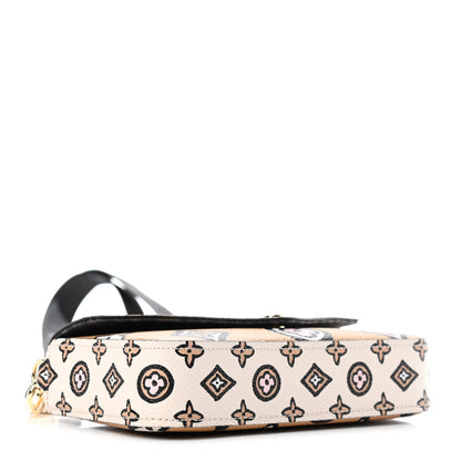 Louis Vuitton Monogram Wild At Heart Felicie Strap & Go Arizona Creme 3 of 4