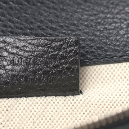 Gucci Pebbled Calfskin Small Dionysus Shoulder Bag Black 7 of 9