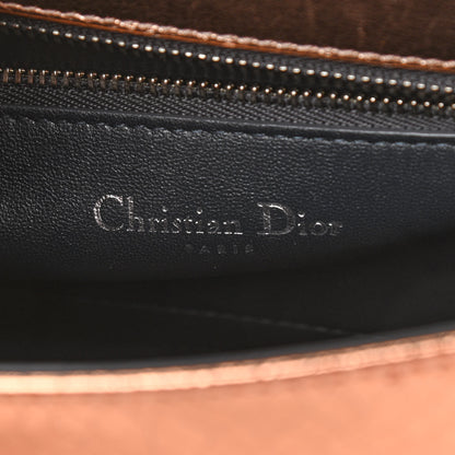 Christian Dior Ceramic Effect Deerskin Diorama Club Bag Gold 6 of 10