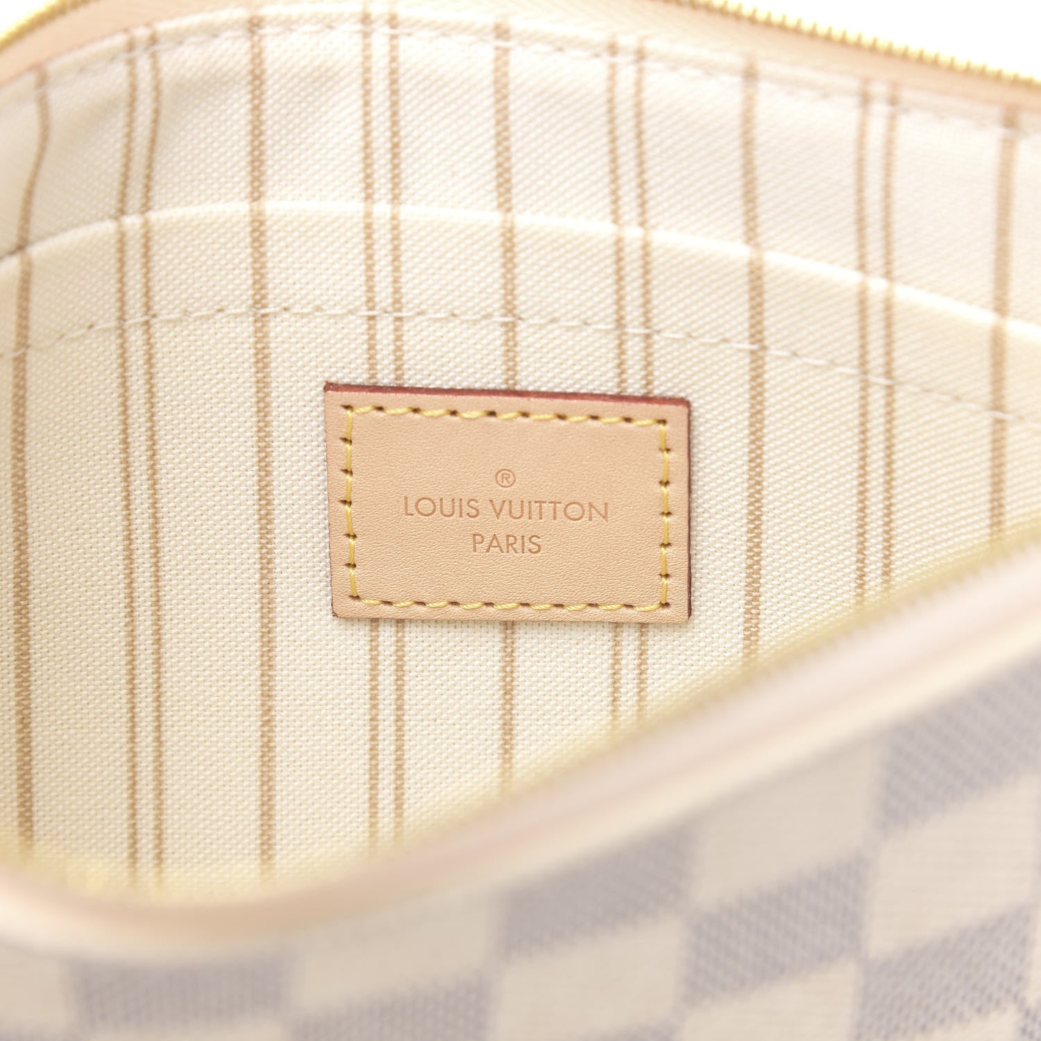 Louis Vuitton Damier Azur Neverfull MM GM Pochette 6 of 9