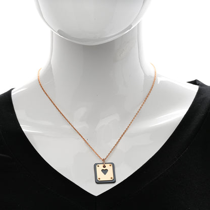 Hermes Swift As De Coeur Necklace Bleu Lin 2 of 9