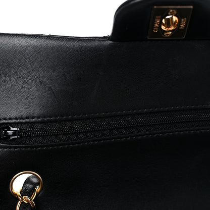 Chanel Lambskin Quilted Small Double Flap Black 12 of 13
