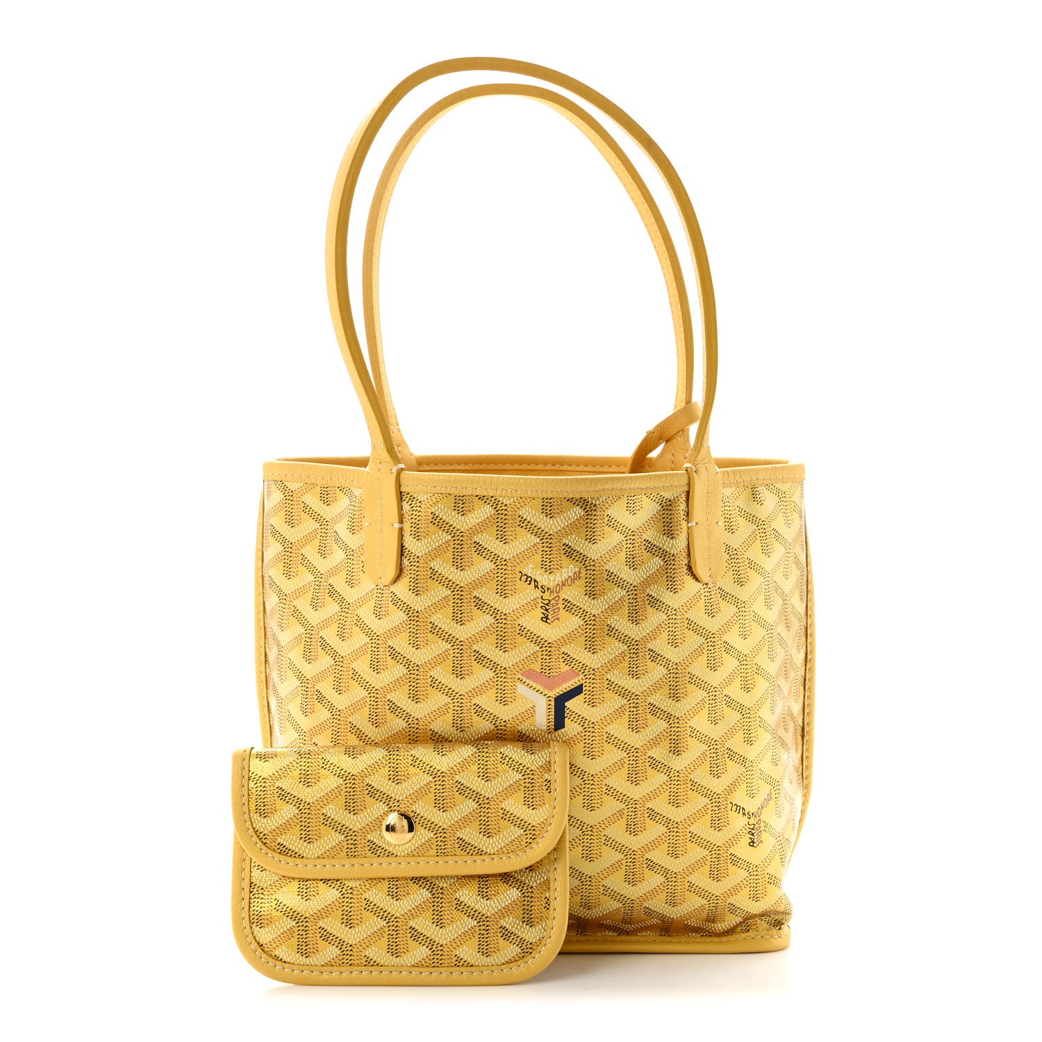 Goyard Goyardine Precious Metals Reversible Mini Anjou Gold 4 of 20