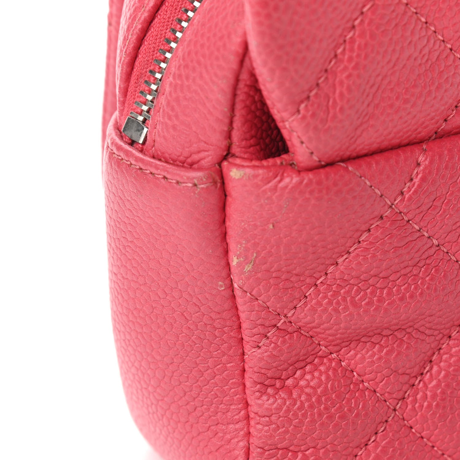 Chanel Caviar Quilted Medium Easy Flap Coral 12 of 13