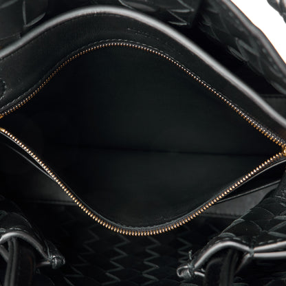 Bottega Veneta Nappa Intrecciato Small Andiamo Shoulder Bag Black 8 of 14