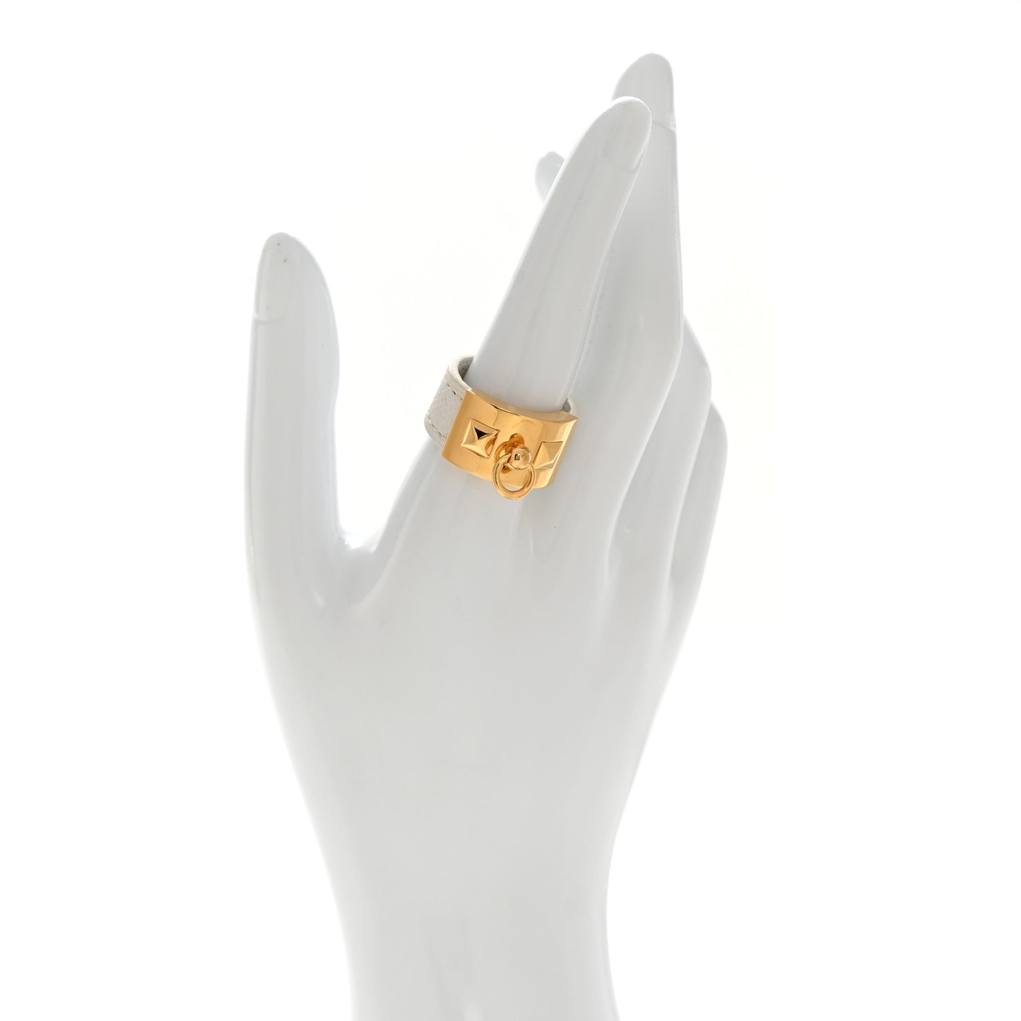 Epsom Collier De Chien CDC Ring L White