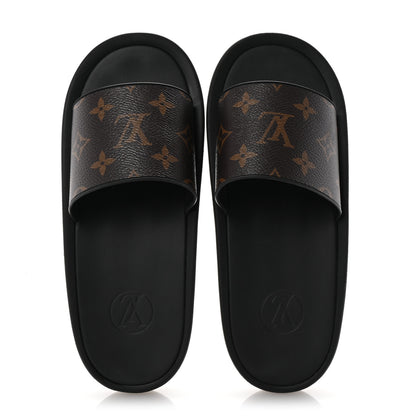 Louis Vuitton Monogram Sunbath Slide Sandals 37 2 of 8