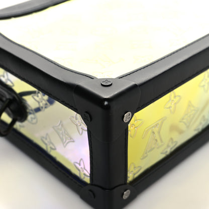 Louis Vuitton Calfskin PVC Monogram Solar Ray Soft Trunk Iridescent Prism Black 10 of 11