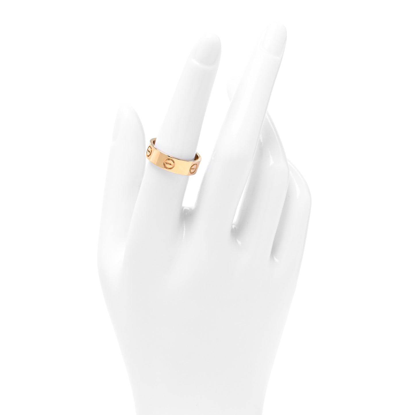 18K Yellow Gold 5.5mm LOVE Ring 54 7