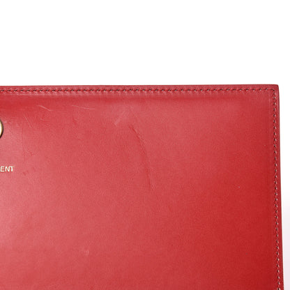 Saint Laurent Calfskin Cassandre Clutch Rouge Orient 15 of 15