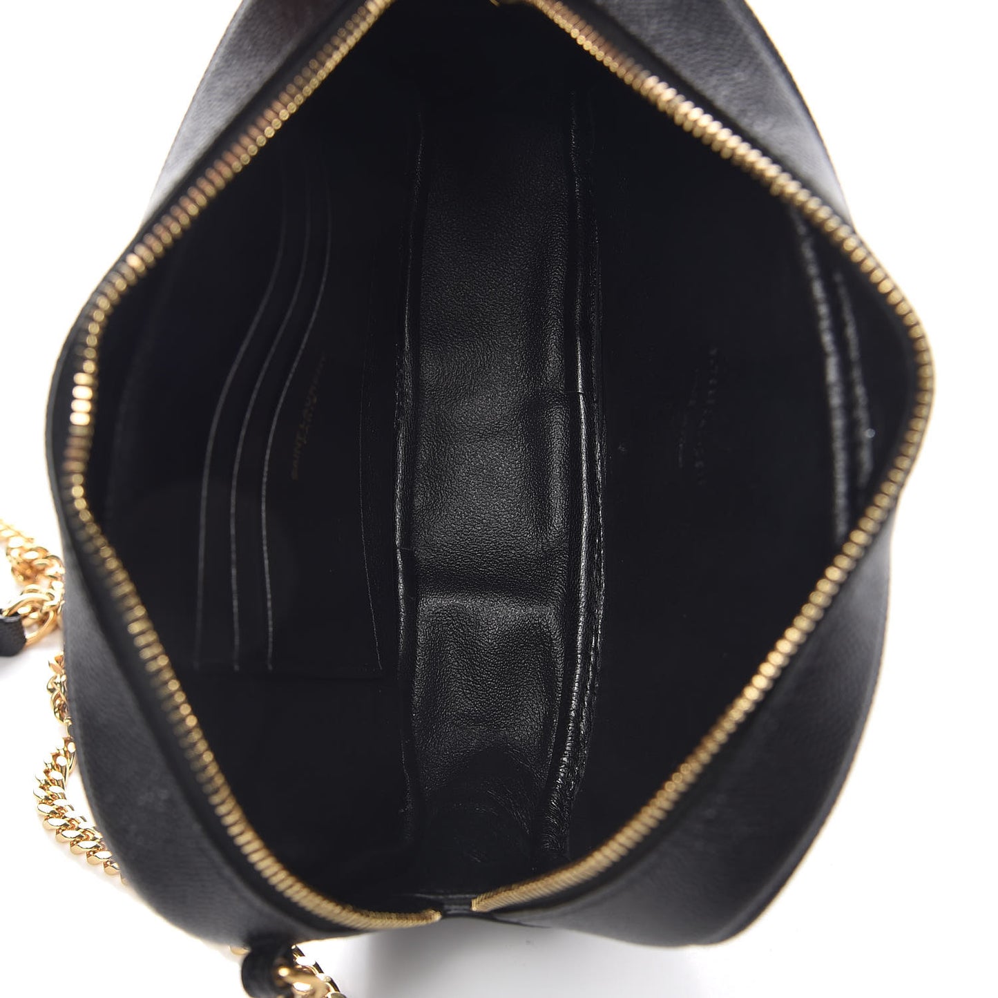 Grain De Poudre Matelasse Monogram Mini Lou Camera Bag Black