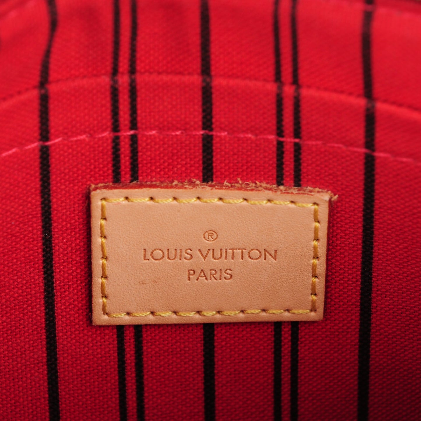 Monogram Neverfull MM GM Pochette Cherry