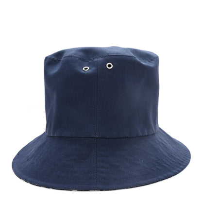 Christian Dior Oblique Reversible Teddy-D Brim Bucket Hat Blue 9 of 12