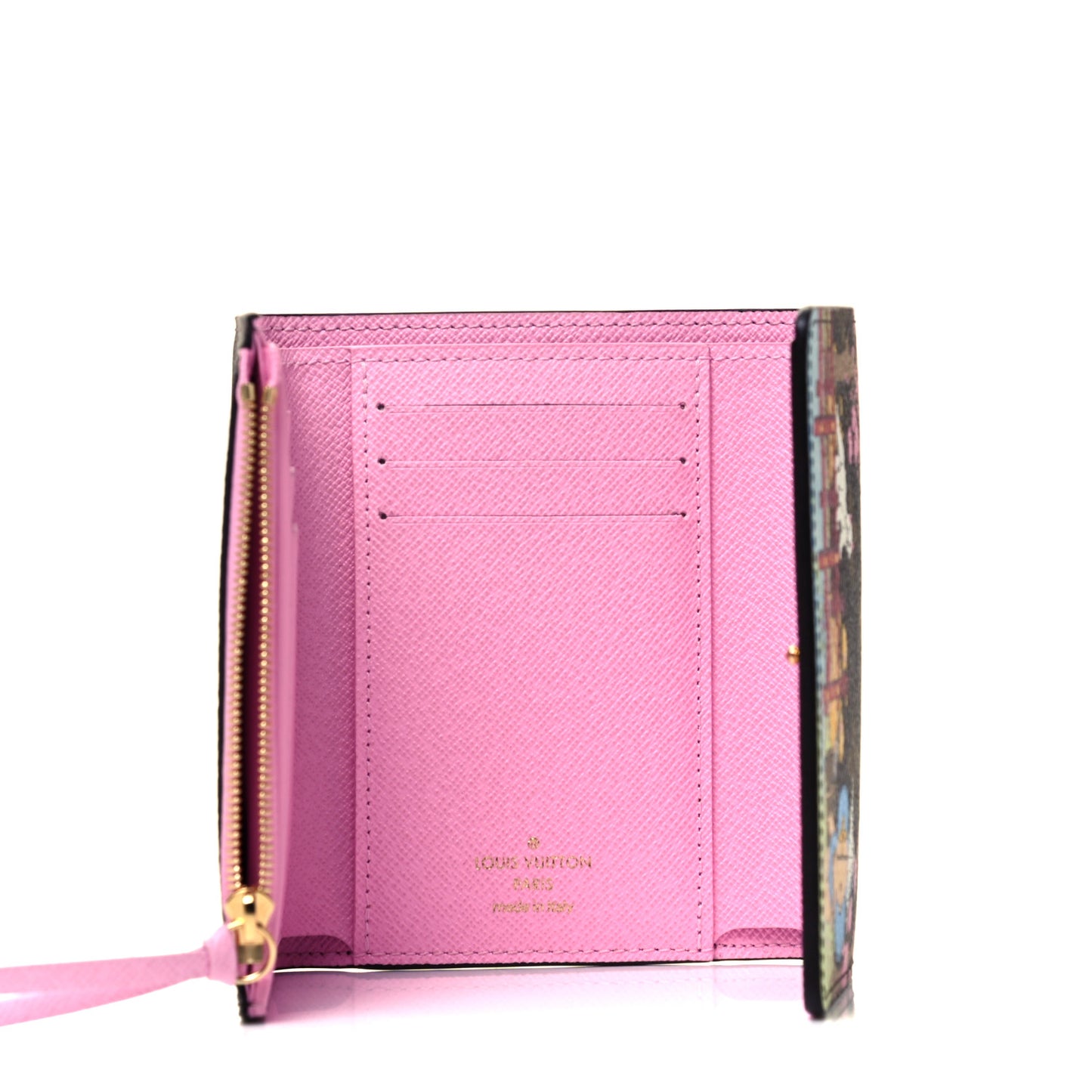 Monogram 2021 Christmas Animation Japanese Garden Victorine Wallet Wisteria Pink