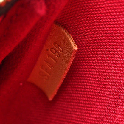 Louis Vuitton Monogram 2019 Christmas Animation Mini Courchevel Pochette Accessories Fuchsia 7 of 9