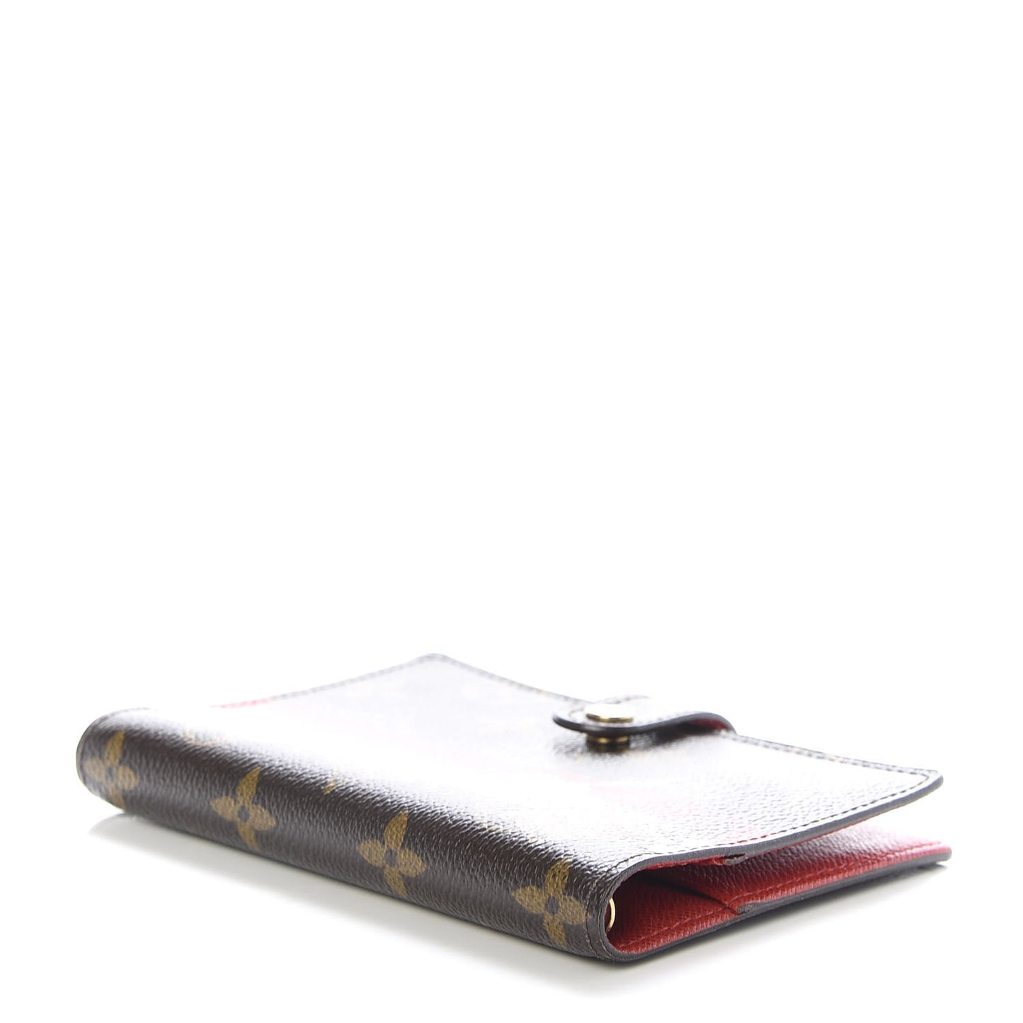 Monogram Groom Small Ring Agenda Cover Red