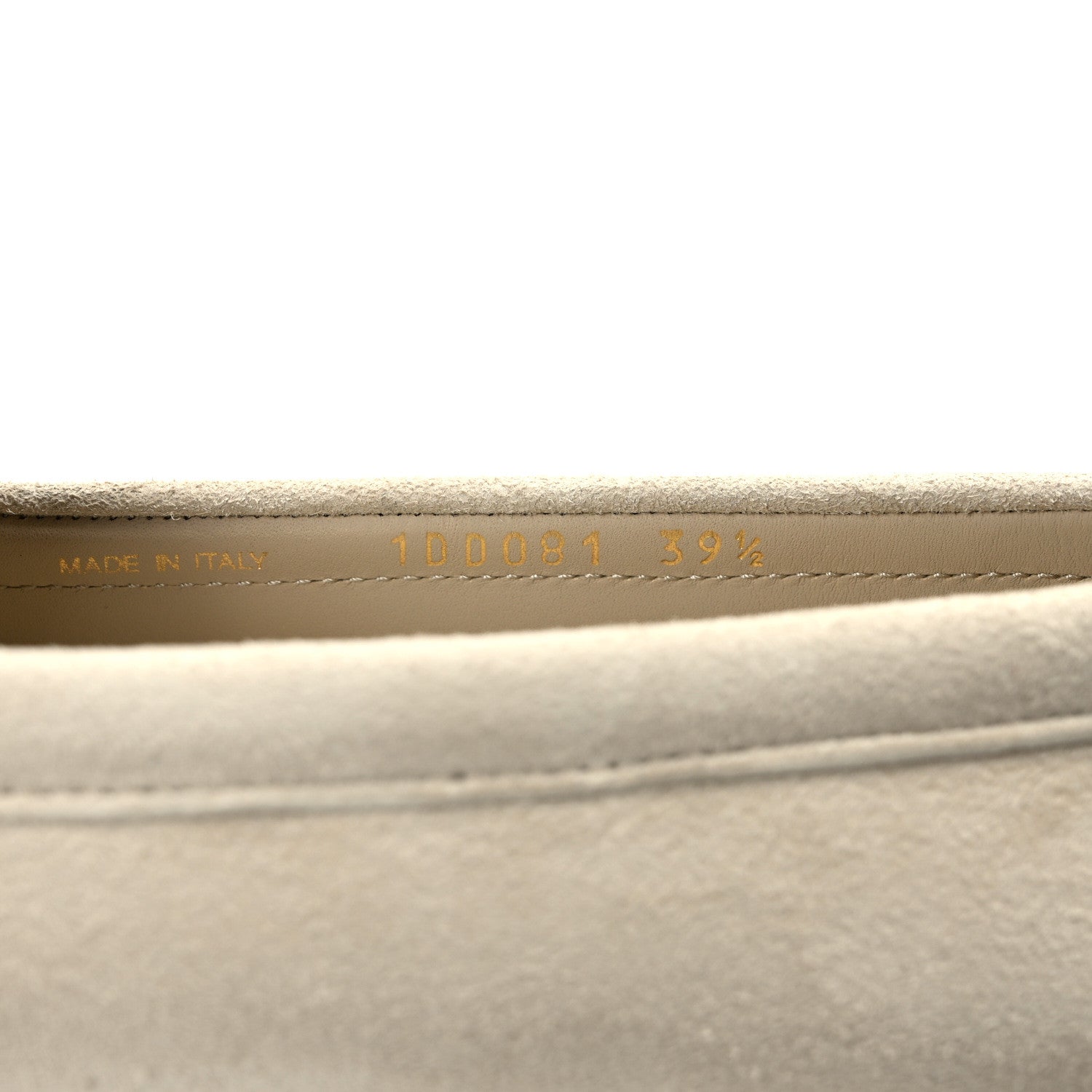 Prada Camoscio Metal Triangle Logo Driving Loafers 39.5 Pomice 8 of 9