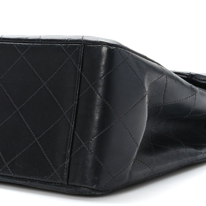 Chanel Lambskin Quilted XL Jumbo Single Flap Black 9 of 9