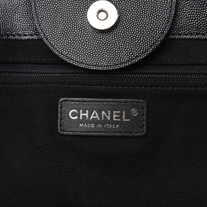 Chanel Caviar Large Studded Deauville Tote Black 6 of 10