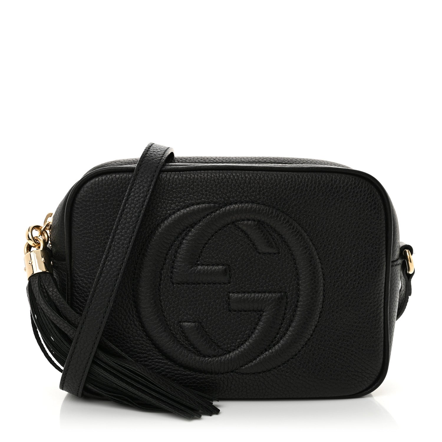 Gucci Pebbled Calfskin Small Soho Disco Bag Black 1 of 15