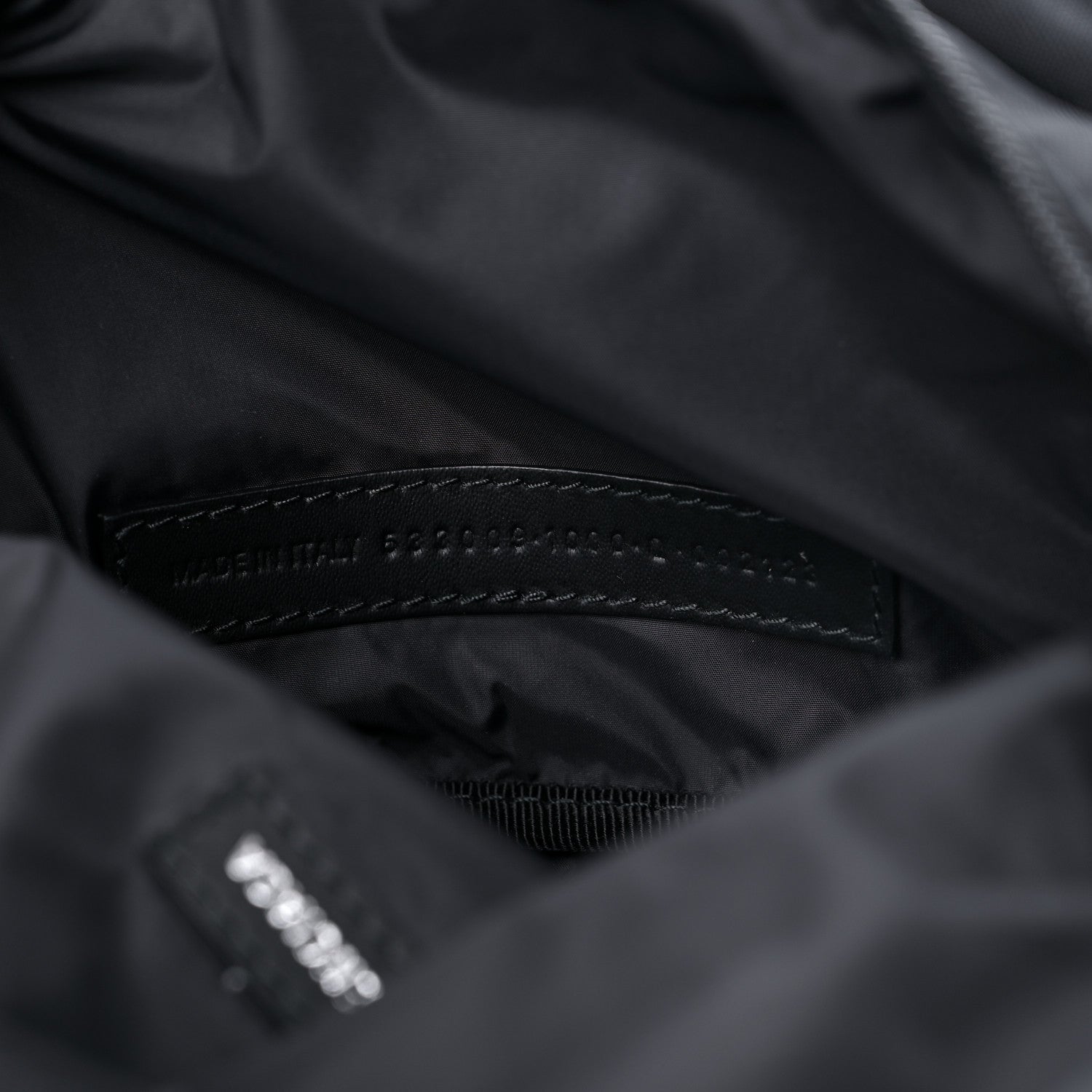 Balenciaga Sport Nylon Logo Embroidered Wheel Beltpack Black 8 of 10