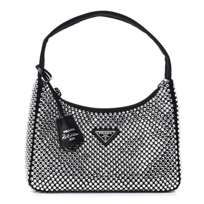 Prada Satin Crystal Mini Re-Edition 2000 Bag Cristal 1 of 4